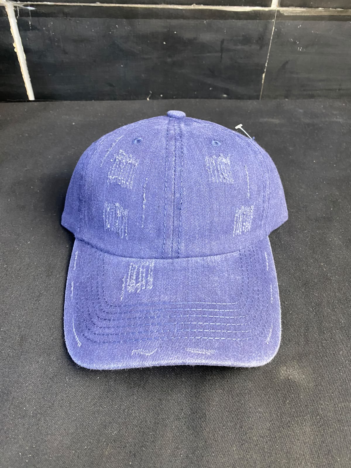 VINTAGE WASHED CUTTING COTTON CAP