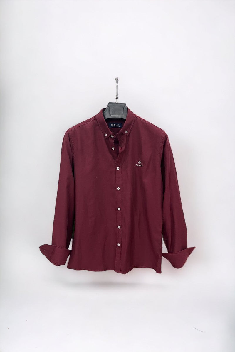 cotton men oxford shirt