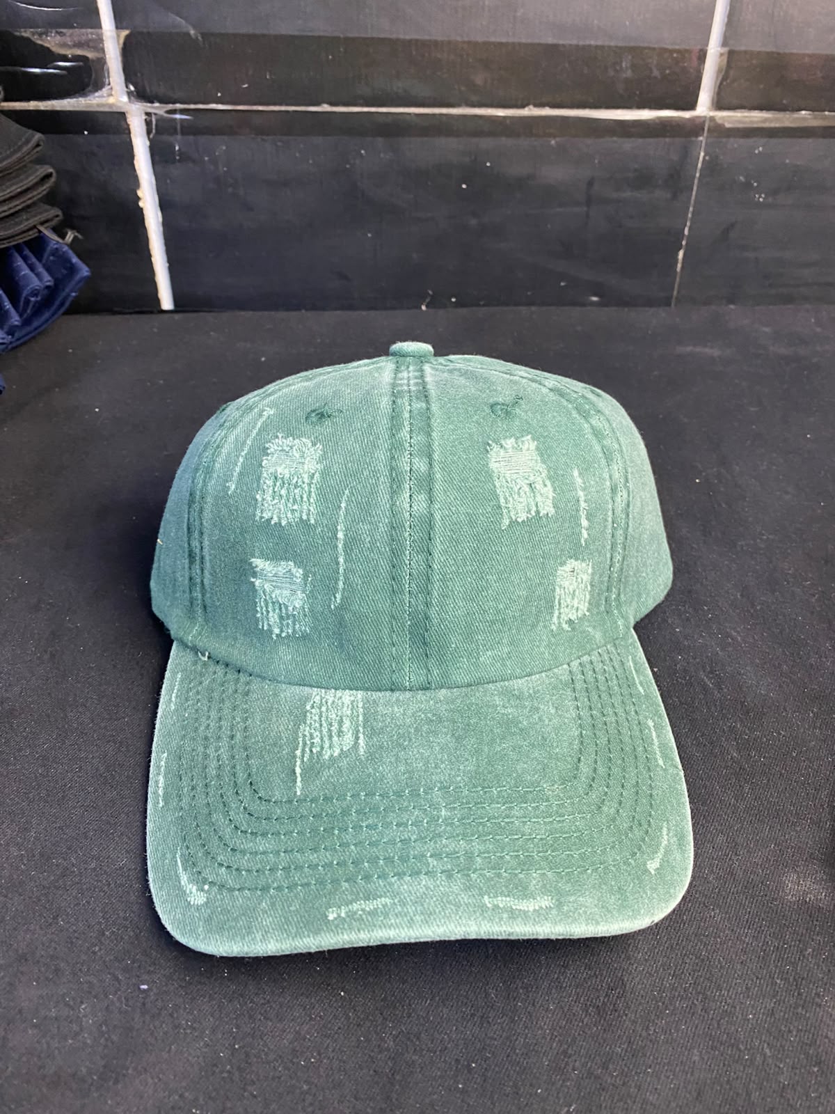 VINTAGE  WASHED CUTTING COTTON CAP